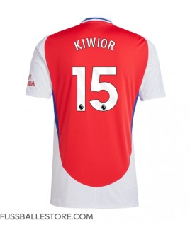 Günstige Arsenal Jakub Kiwior #15 Heimtrikot 2024-25 Kurzarm